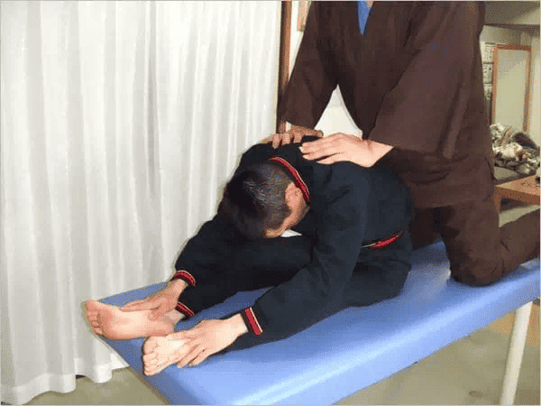 前屈が大分できるようになったＳ氏